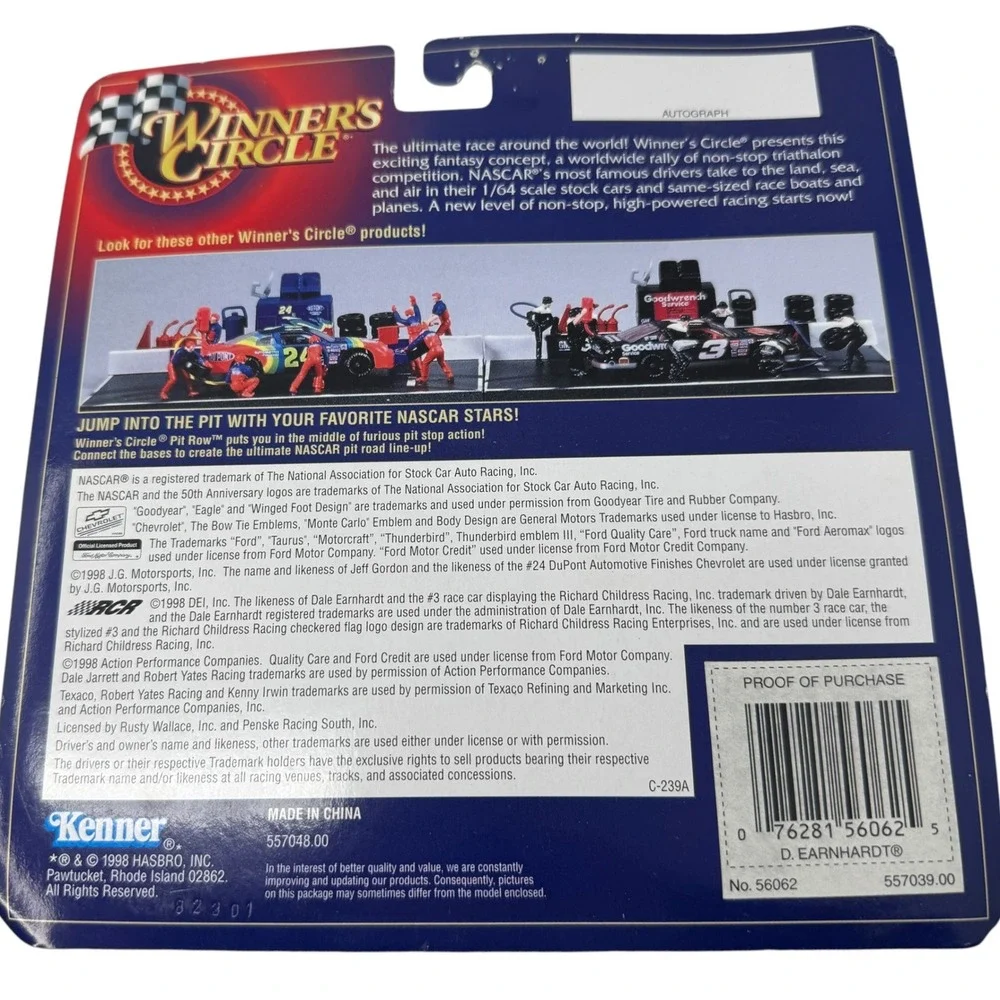 1998 Dale Earnhardt #3 Winner's Circle Fantasy Pack 1:64 NASCAR NIP